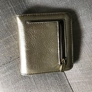 Fossil gold small wallet